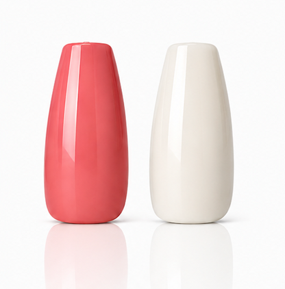 Pushnails Nail Duos - Blush Pink & Soft Ivory