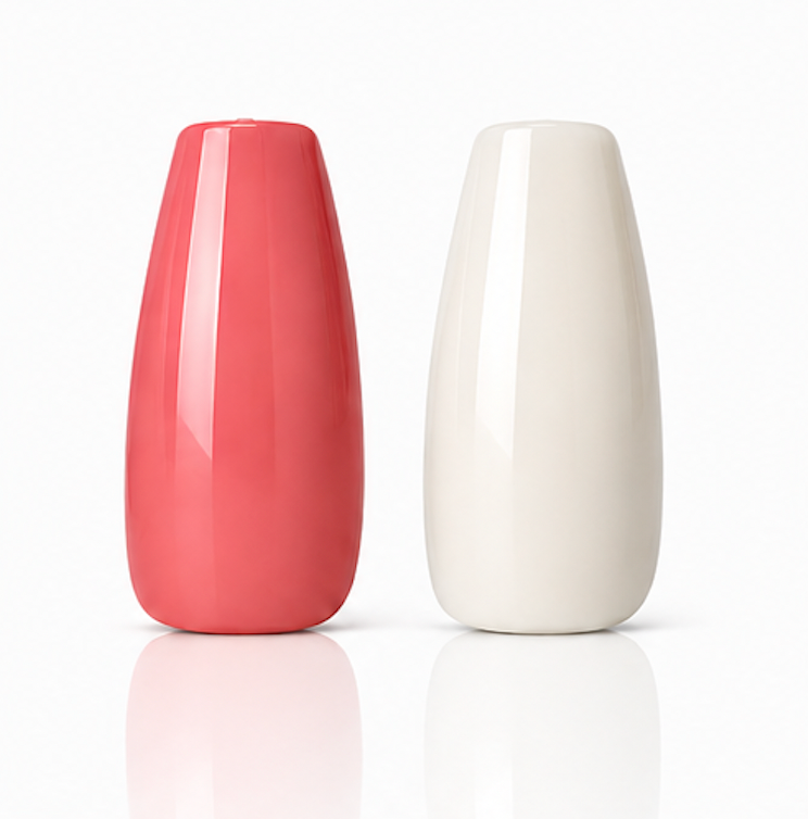 Pushnails Nail Duos - Blush Pink & Soft Ivory