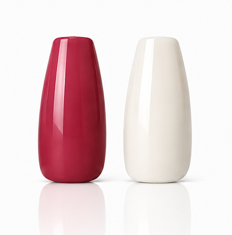 Pushnails Nail Duos - Berry Wine & Soft Ivory