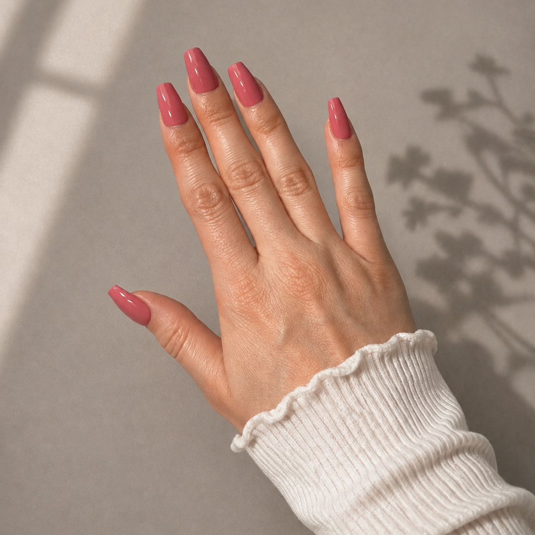 Pushnails Nail Duos - Blush Pink & Berry Wine